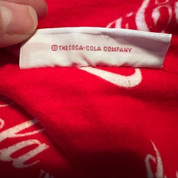3 for $30! Coca Cola brand pj flannel top - Picture 8 of 11